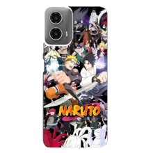 Купить Чехлы на телефон с принтом Anime для Motorola MOTO G34 (Наруто постер)