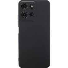 Чехол Silicone Cover Lakshmi Full Camera (AA) для Motorola Moto G35 – Черный