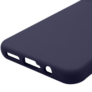Чохол Silicone Cover Lakshmi Full Camera (AAA) для Motorola Moto G35 – Темно-синій