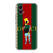 Бренднові Чохли для Motorola Moto G35 - (PREMIUMPrint) (Барт ГУЧЧІ)
