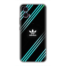 Чехлы Адидас для Motorola Moto G35 (AlphaPrint) (Адидас с полосами)