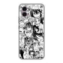 Чехлы Персонажи Аниме Наруто для Motorola Moto G35 (AlphaPrint) – Ahegao manga