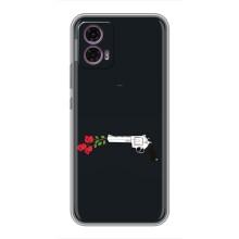 Чехлы (ART) Цветы на Motorola Moto G35 (VPrint) – Неожиданные цветы