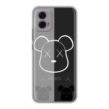 Чохли для Motorola Moto G35 - Bearbrick Louis Vuitton (PREMIUMPrint) (БеарБрік очі)