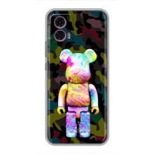 Чохли для Motorola Moto G35 - Bearbrick Louis Vuitton (PREMIUMPrint) (Яскравий Bearbrick)