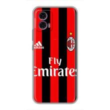 Чохли для Motorola Moto G35 (VPrint) - Футбольні клуби (Milan)