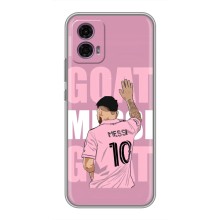 Чохли Лео Мессі в Маямі на Motorola Moto G35 – GOAT MESSI