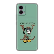 Чехлы Луи Витон для Motorola Moto G35 (AlphaPrint - LOUIS VUITTON) (Микки Маус LV)