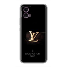 Чехлы Луи Витон для Motorola Moto G35 (AlphaPrint - LOUIS VUITTON) (ремешок LV)