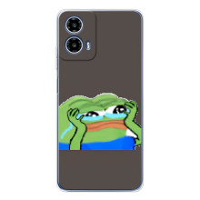 Чехлы с картинкой  Жаба Мем на Motorola Moto G35
