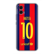 Чехлы Месси для Motorola Moto G35 (AlphaPrint) (Messi Barca 10)