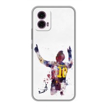 Чехлы Месси для Motorola Moto G35 (AlphaPrint) (Messi Barca)