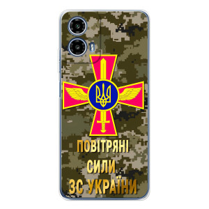 Чехлы на военную тематику для Motorola Moto G35 – ВС ЗСУ