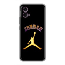 Чехлы для Motorola Moto G35 - с картинкой JORDAN (AlphaPrint) (Jordan Gold)