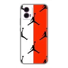 Чехлы для Motorola Moto G35 - с картинкой JORDAN (AlphaPrint) (Лого Джордан)