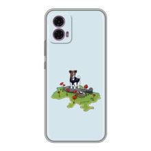 Чехлы с картинкой собаки Патрон для Motorola Moto G35 (AlphaPrint) (Сапер Пес)