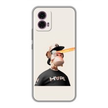Чехлы с Обезьянами NFT для Motorola Moto G35 (AlphaPrint) (обезьяна NFT в очках)