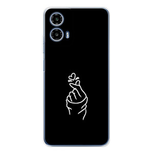 Чехлы (Знак сердечка) на Motorola Moto G35 – Знак Сердечка