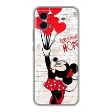 Чехол Disney Mouse Motorola Moto G35 (PREMIUMPrint) – Heart Minni