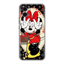 Чехол Disney Mouse Motorola Moto G35 (PREMIUMPrint) – Минни peace