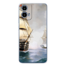Чехол для смартфона Motorola Moto G35 Художественное Искусство (Картина Корабли)