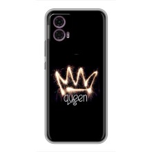 Чохол (Корона на чорному фоні) для Моторола Мото G35