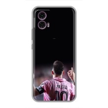 Чехол Месси футболист для Motorola Moto G35 – Месси в Интер