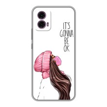 Чехол с печатью для Motorola Moto G35 - (Мода) (AlphaPrint) (Коронавирус)
