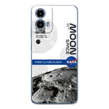 Силіконовый бампер з принтом "Наса" на Motorola Moto G35 – Квиток у космос