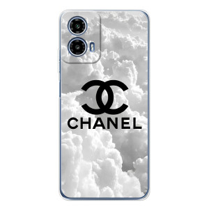 Чехол с Брендами одежды на Моторола Мото G35 – CHANEL