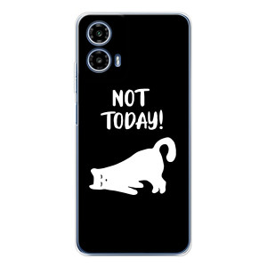 Бампер с изображением Котиков для Моторола Мото G35 – Not Today