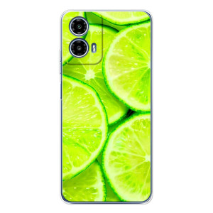 Чехол с изображением  вкусной еды для Motorola Moto G35 – Лайм