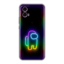 Чехол Амонг Ас для Motorola Moto G35 (AlphaPrint) (Яркий скин)