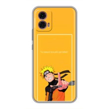 Чохли з принтом НАРУТО на Motorola Moto G35 (Даттебайо)