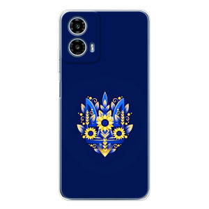 Чехол с картинкой (Патриотический ГЕРБ) на Motorola Moto G35 – герб
