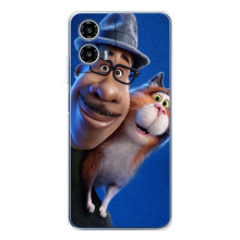 Чохол з принтом Душа на Motorola Moto G35 – Джо і кіт