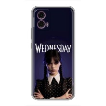 Силиконовый чехол с картинкой для Motorola Moto G35 – Wednesday