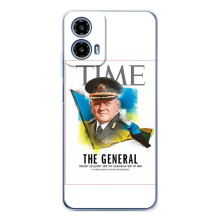 Чохол Українські знаменитості для Motorola Moto G35 (Залужний TIME)