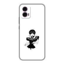 Чохли Венсдей на Motorola Moto G35 Уенсдей (AlphaPrint) (танець Венздей)