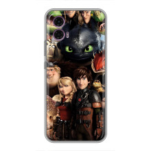 Чохол як приборкати дракона на Motorola Moto G35 (Персонажі дракона)