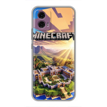 Чехол с картинками Майнкрафт для Моторола Мото Джи85 (Minecraft)