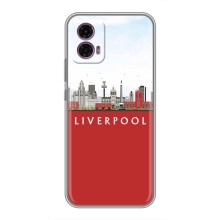 Чехол с картинкой ФК Ливерпуль на Моторола Мото Джи85 – Город Liverpool