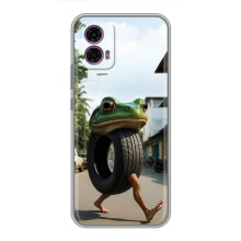 Чехол с мемами тралалело тралала для Motorola Moto G35 – Бонека амбалабу