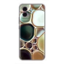 Мраморный чехол на Motorola Moto G35 (VPrint) – Радужный Мрамор