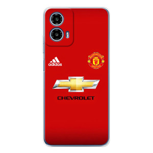 Силиконовые Чехлы принт Футбол на Motorola Moto G35 – Man United