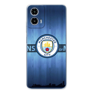 Силиконовые Чехлы принт Футбол на Motorola Moto G35 – ManCity