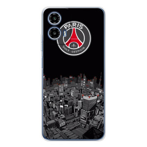 Силиконовые Чехлы принт Футбол на Motorola Moto G35 – PSG