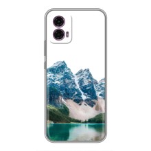 Силиконовый чехол с КАРТИНКАМИ лето для Motorola Moto G35 (AlphaPrint) (Гори)