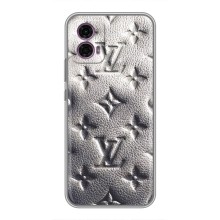 Текстурний Чохол Louis Vuitton для Моторола Мото G35 – Бежевий ЛВ