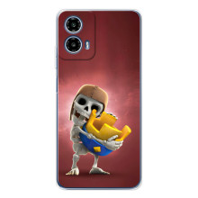 Чехол з героями Клеш Рояль для Motorola Moto G35 (Скелет)